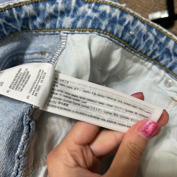 Abercrombie   Fitch The Dad High Rise Curve Love Jean - Picture 9 of 9